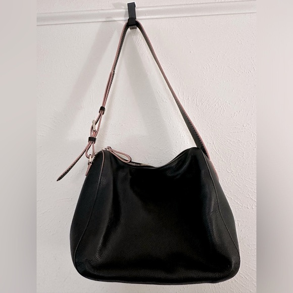 Kate Spade ♠️ Black Leather Shoulder Bag - Picture 3 of 6